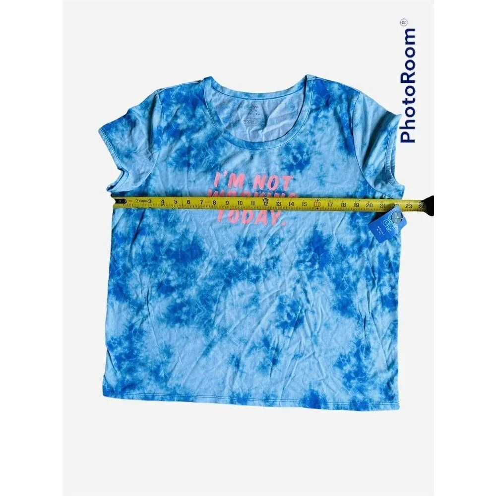 Sleep Chic Mommy & Me Women's Tie Dye Blue  Pajama Set NWT Size XL (C4) - Picture 2 of 5